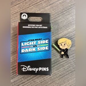 Disney Parks Star Wars Light Side VS Dark Side Blind Box Pin Luke Skywalker